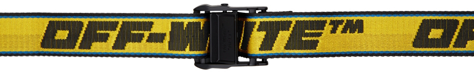 Photo: Off-White Yellow & Black Tape Industrial Belt