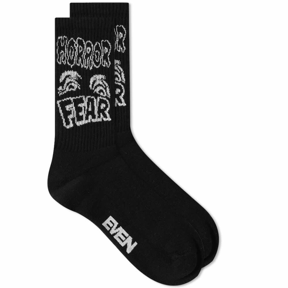 Even Worldwide Men's Horror Fear Tube Sock in Black/White Even Worldwide