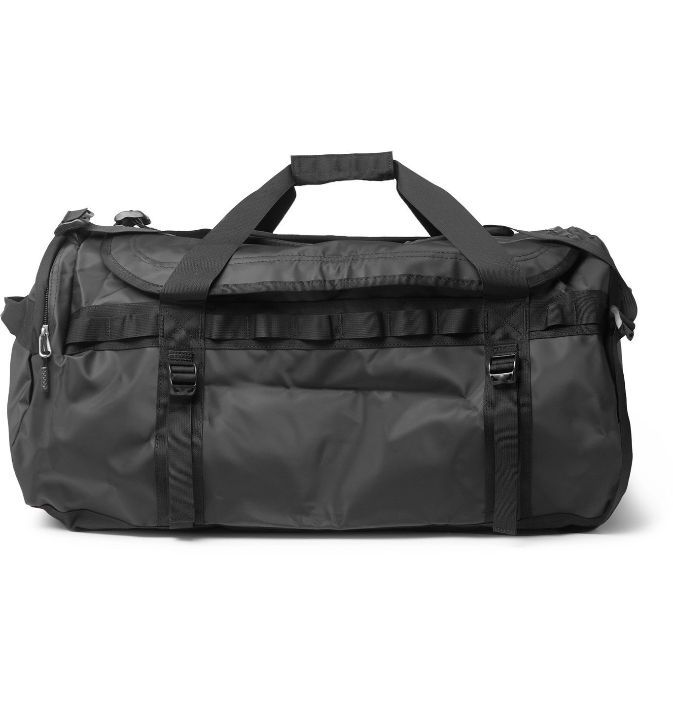 The North Face Base Camp Large Coated Canvas Duffle Bag Gray The North Face