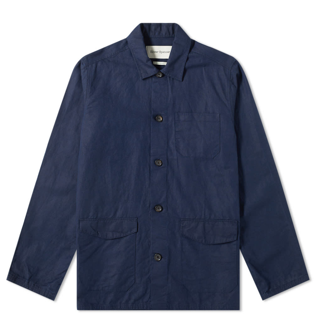 Oliver Spencer Linen Hockney Chore Jacket Oliver Spencer Loungewear