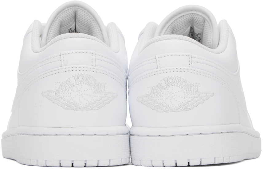 nike jordan white low