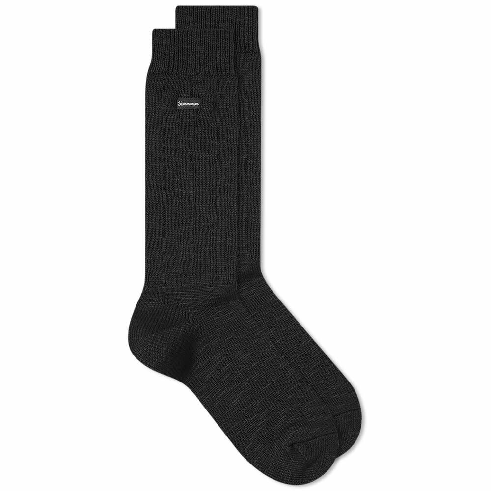 Undercoverism Men's Logo Socks in Black Undercoverism