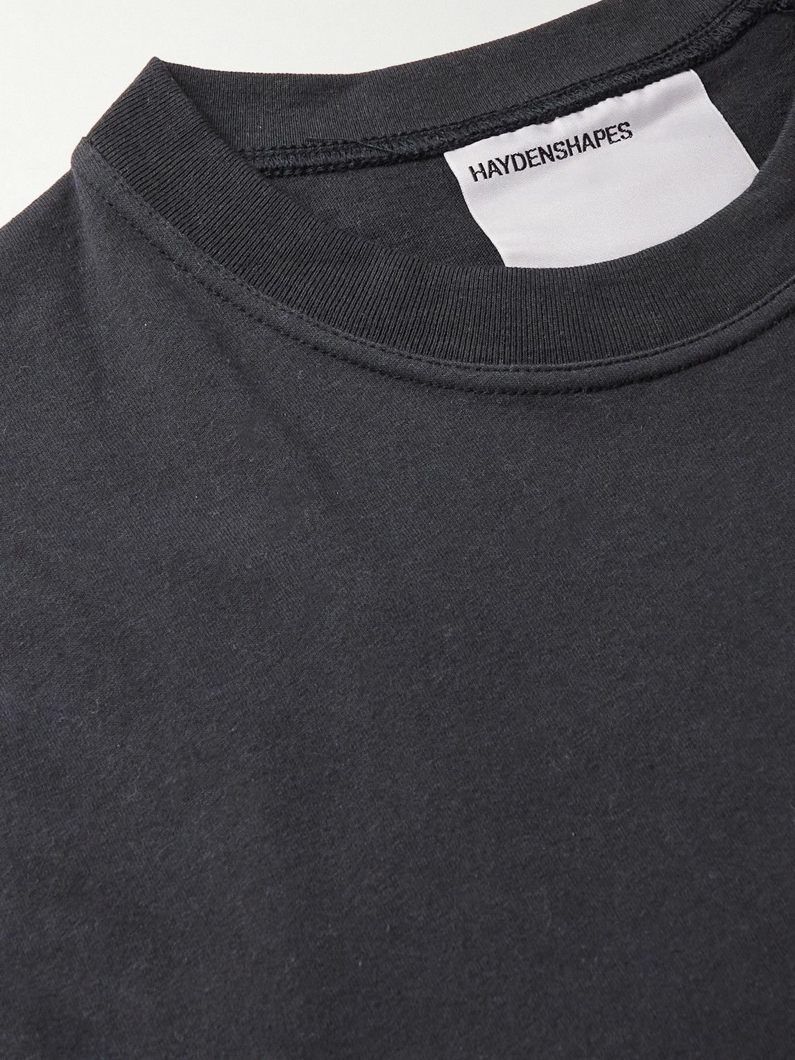 HAYDENSHAPES - Shapers Logo-Print Cotton-Jersey T-Shirt - Black ...