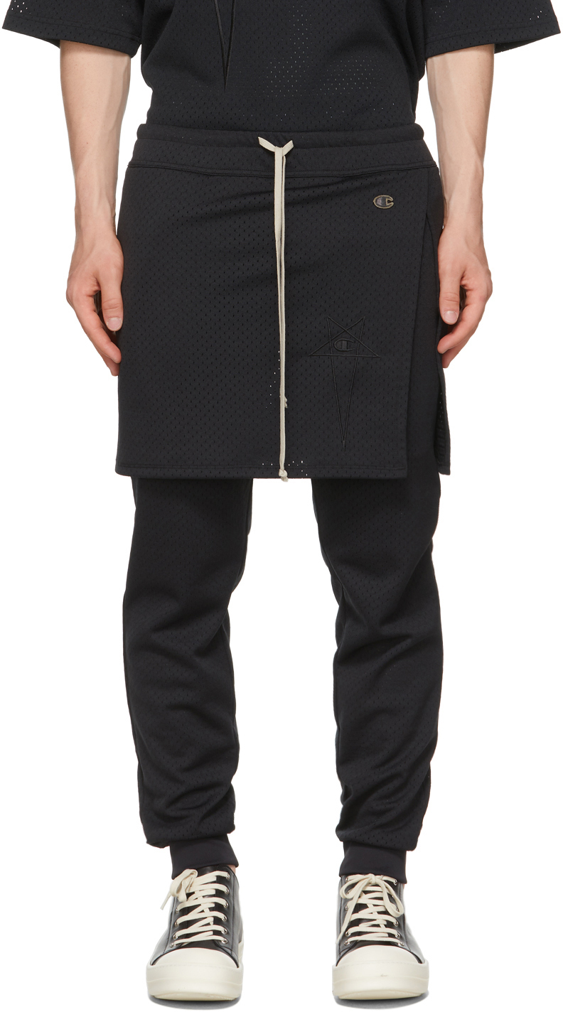 Rick Owens Black Champion Edition Mesh 