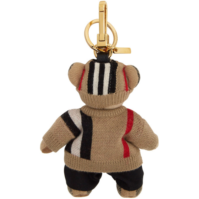 Burberry Beige Icon Check Thomas Trench Keychain Burberry