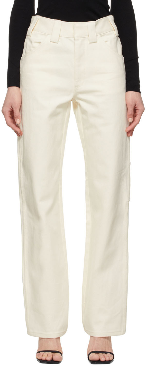 White Carpenter Trousers Alexander Wang