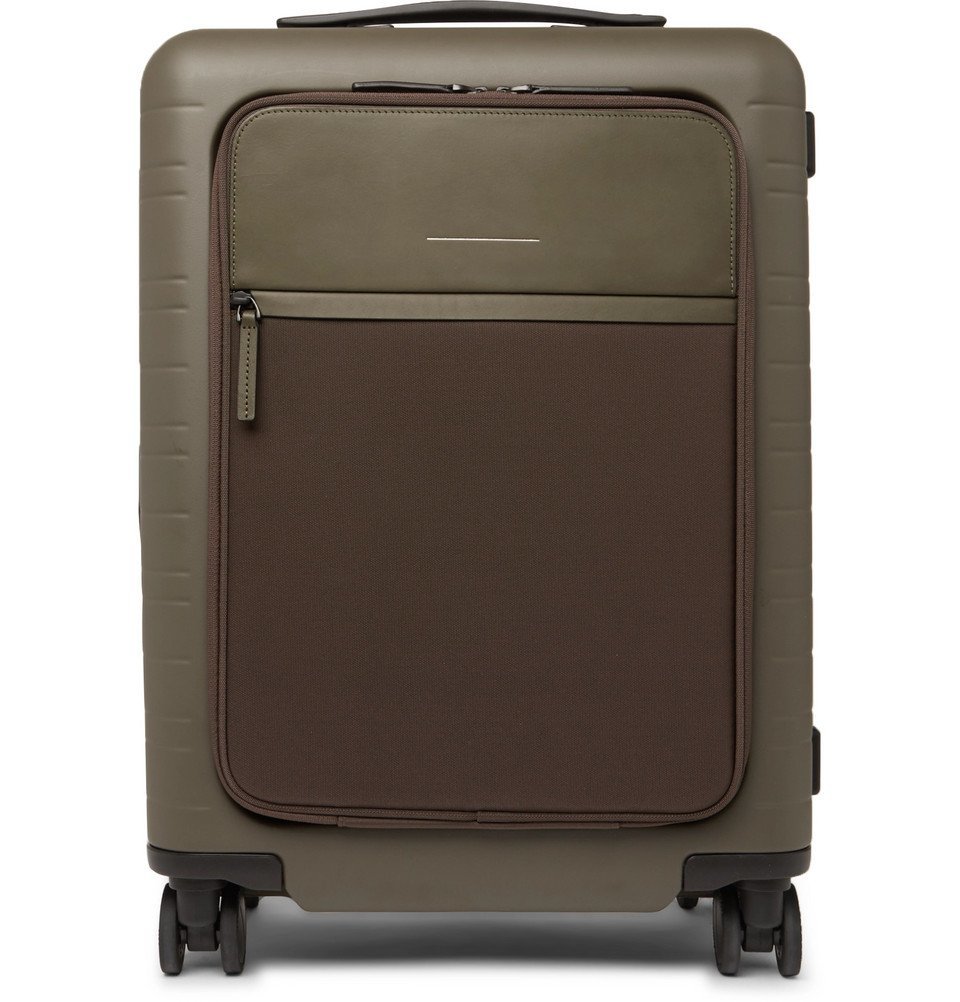 army green suitcase