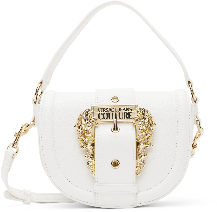 Versace Jeans Couture White Couture I Bag Versace