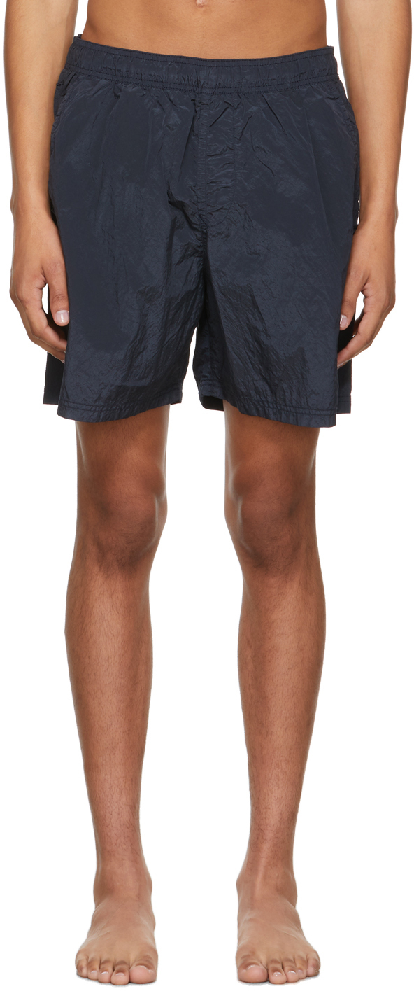 stone island navy swim shorts