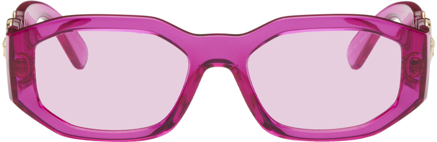 Versace Pink Medusa Biggie Sunglasses Versace 