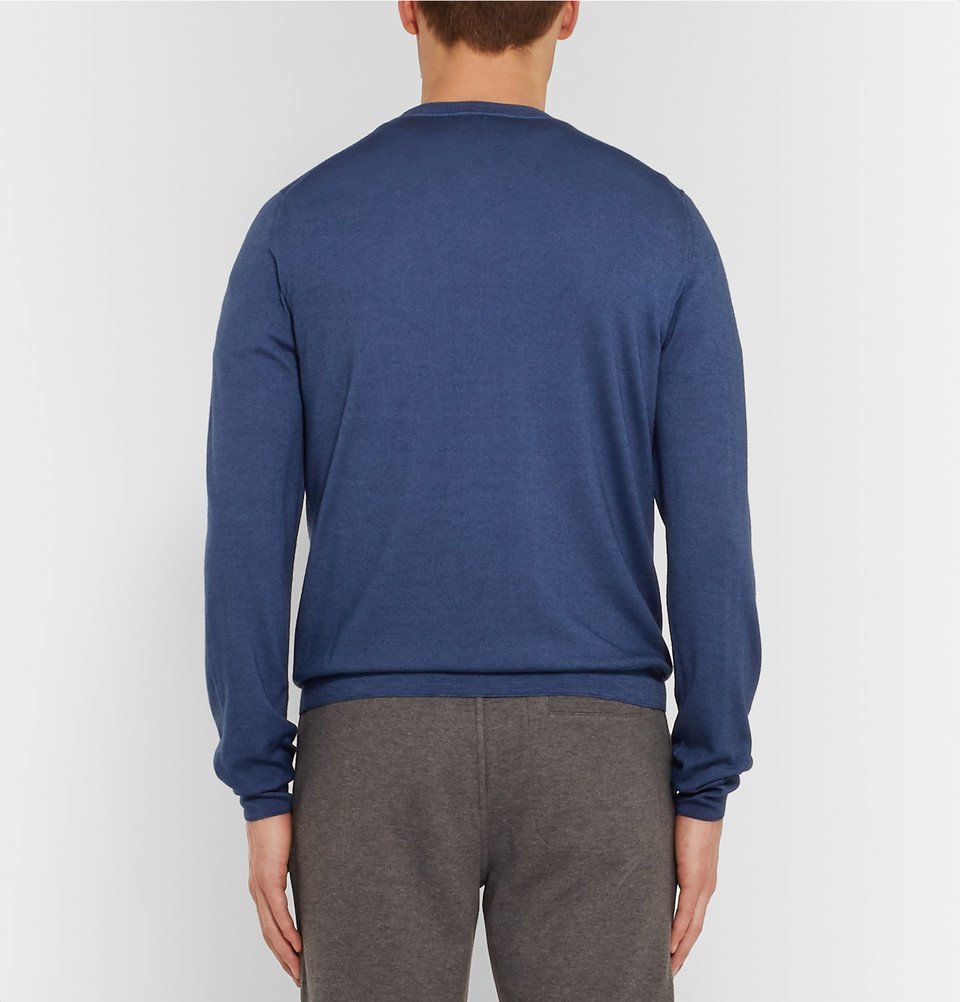 Berluti - Wool Sweater - Men - Blue Berluti