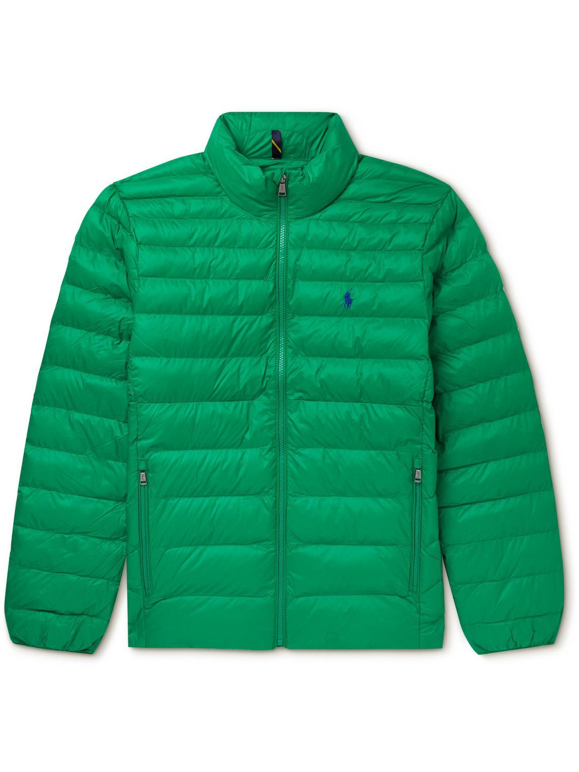 Photo: Polo Ralph Lauren - Logo-Embroidered Quilted Padded Reycled Nylon Jacket - Green