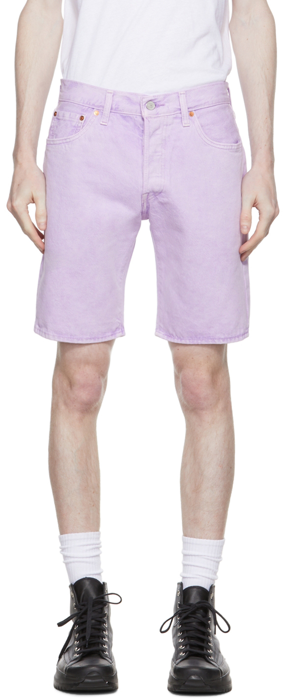 Levi's Purple Cotton Shorts