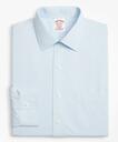 Brooks Brothers Men's Stretch Madison Relaxed-Fit Dress Shirt, Non-Iron Micro-Stripe | Light Blue