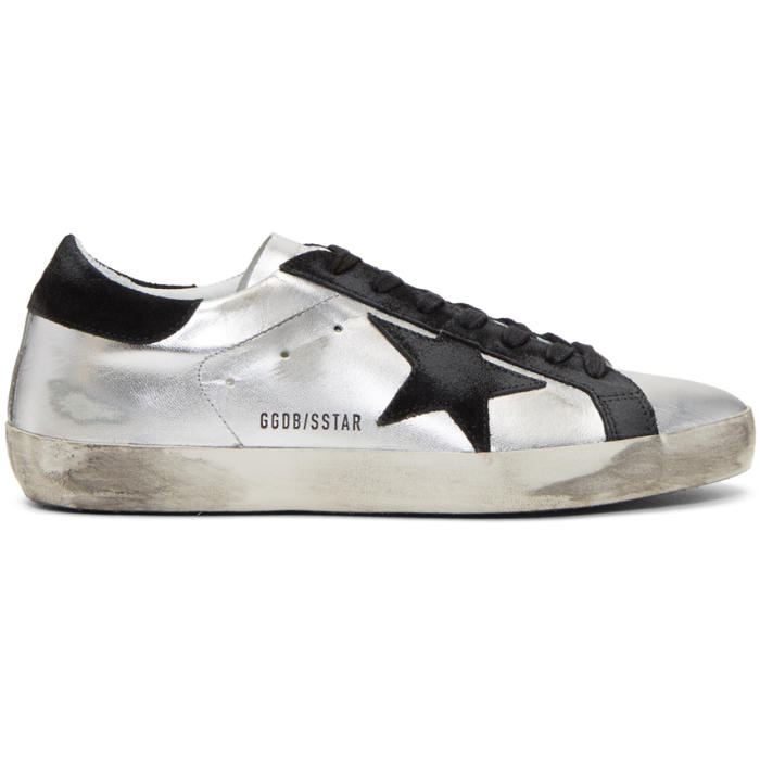 golden goose silver and black