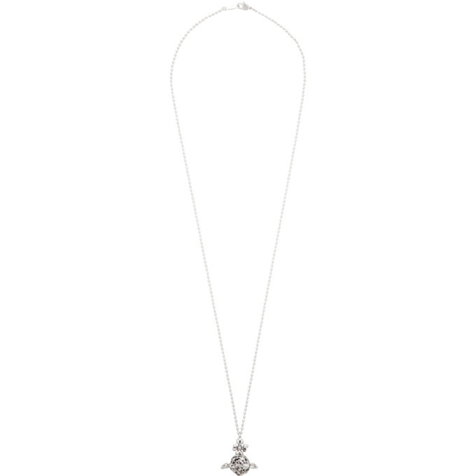 vivienne westwood silver orb necklace