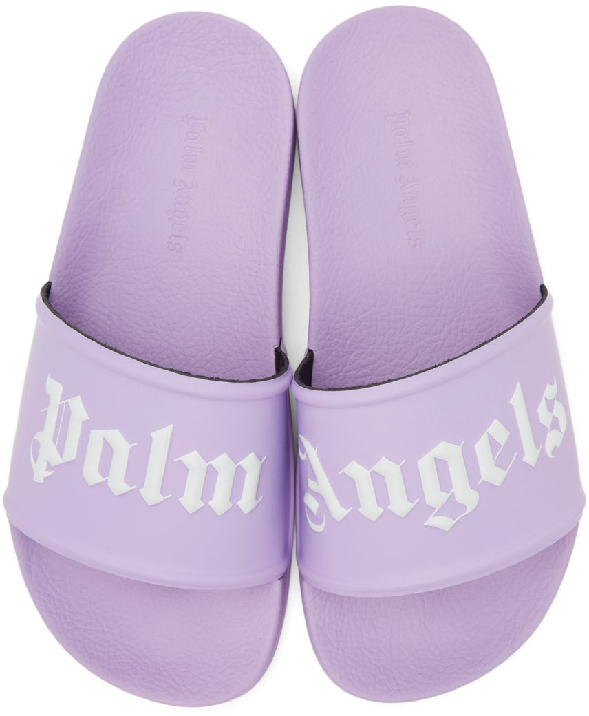 palm angels purple slides