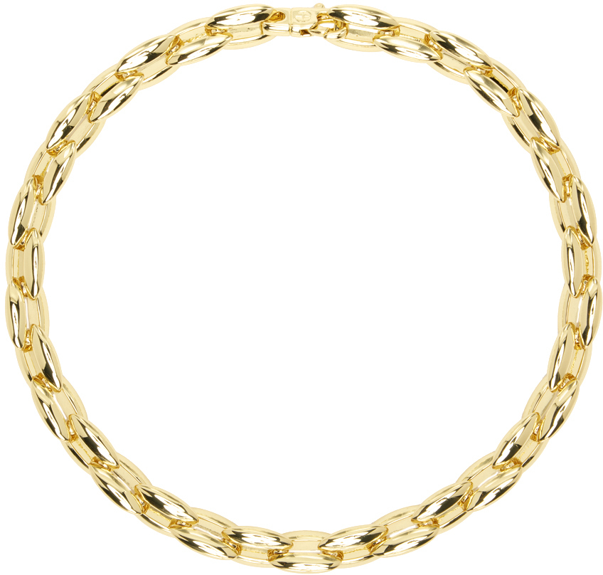 Photo: ANINE BING Gold Oval Link Necklace