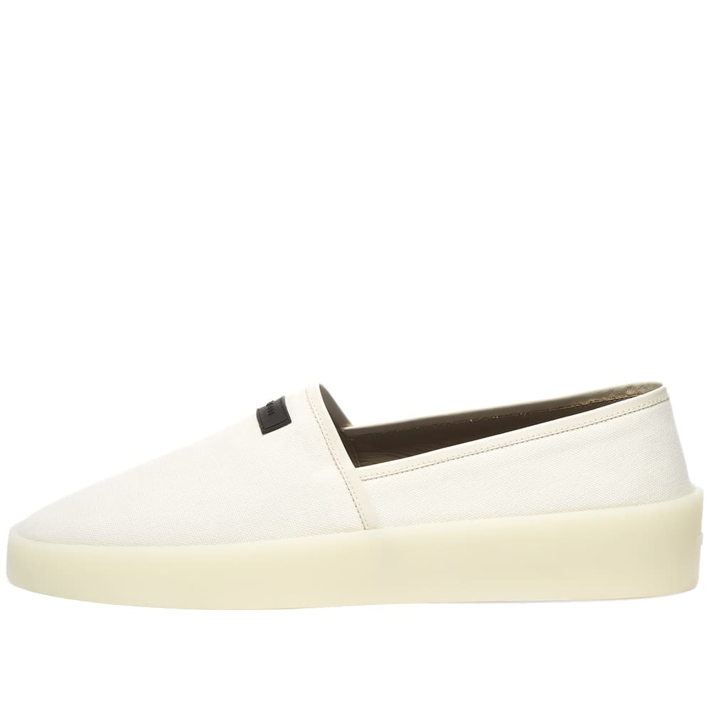 Fear Of God Men's Logo Espadrille Sneakers in Latte Fear Of God