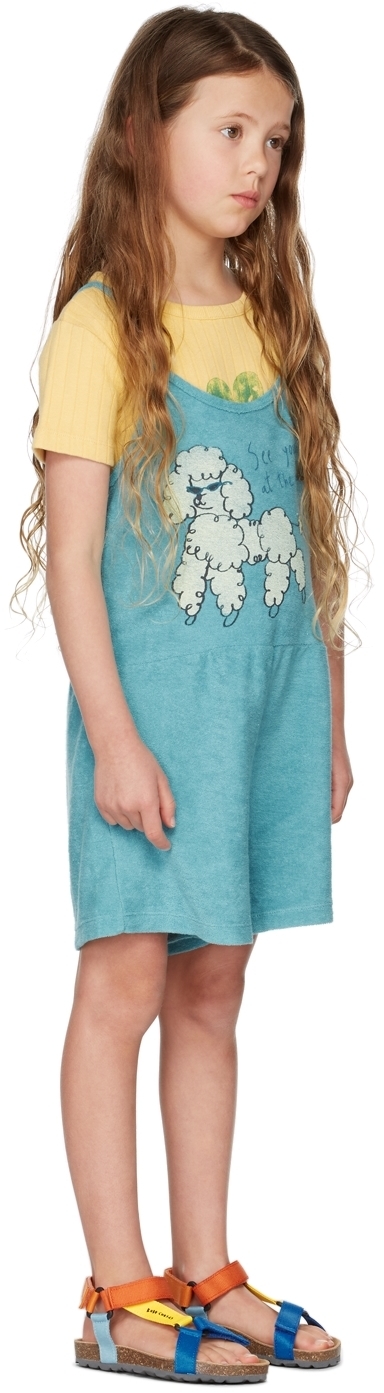 The Campamento Kids Blue 'See You At The Beach' Jumpsuit