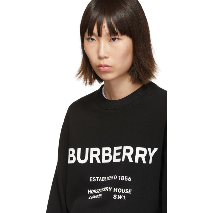 Burberry Black Logo Sweatshirt Burberry