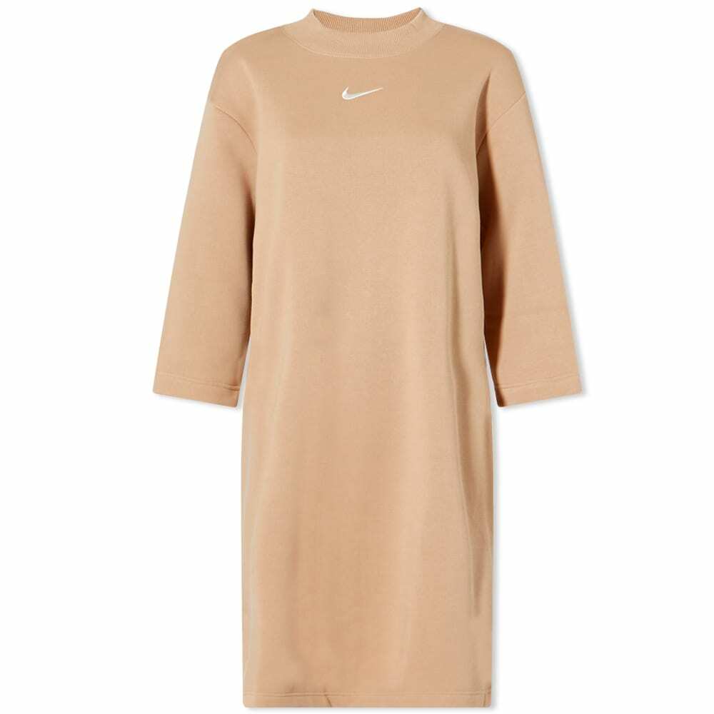 Nike Women's Phoenix Fleece Dress in Hemp/Sail Nike