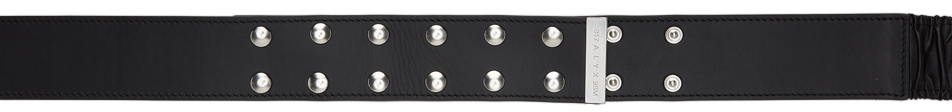 1017 ALYX 9SM Black Metal Bar Snap Belt