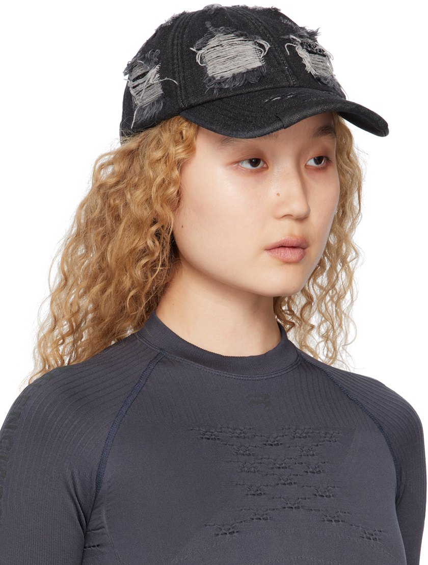 032c Black Hashed Cap 032c