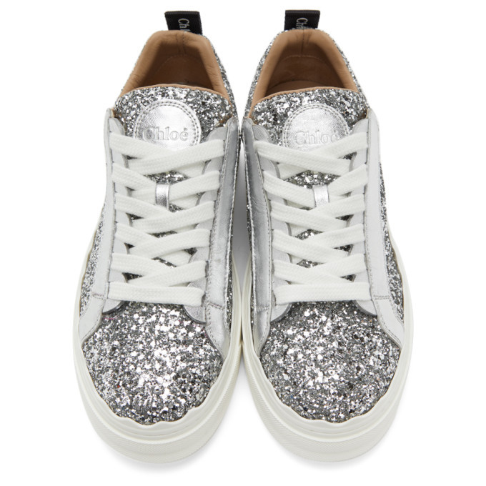 chloe silver shoes