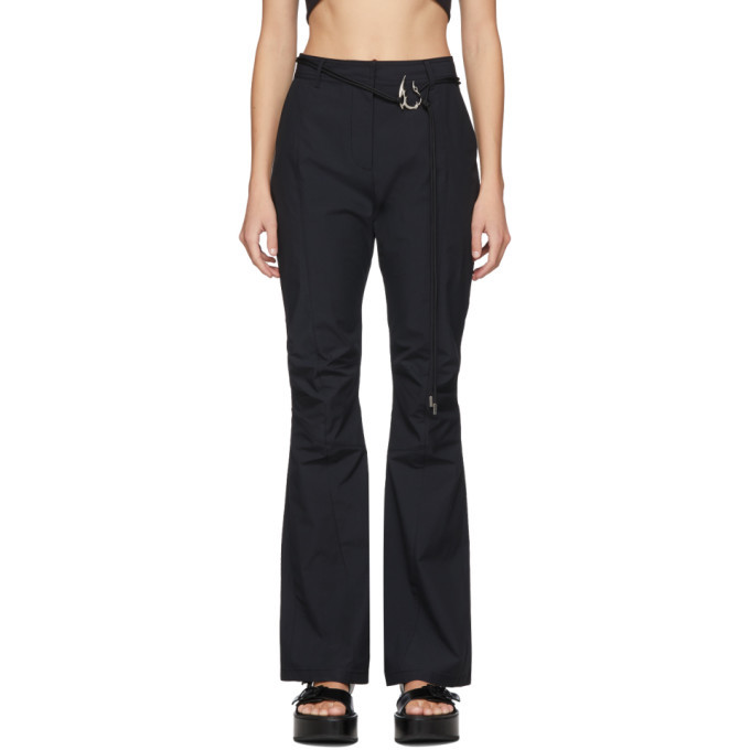 navy bootcut trousers