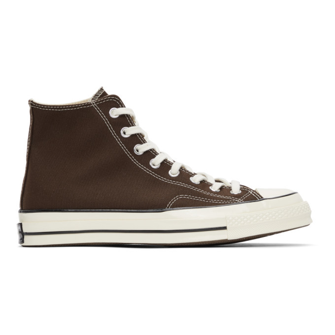 brown chuck 70 high sneakers