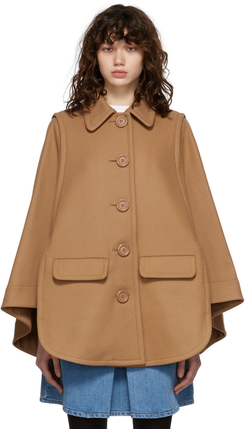 Photo: See by Chloé Beige Cape Coat