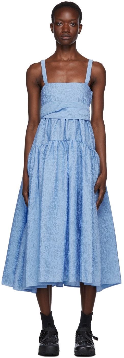Cecilie Bahnsen Blue Johanna Mid-Length 