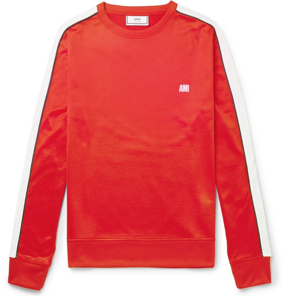 AMI - Jersey Sweatshirt - Men - Red AMI