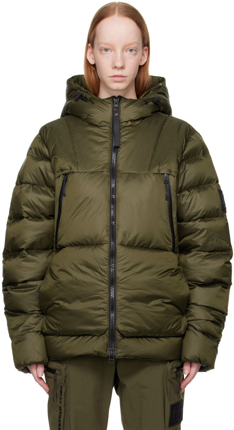 HH-118389225 Khaki Arc Down Jacket HH-118389225