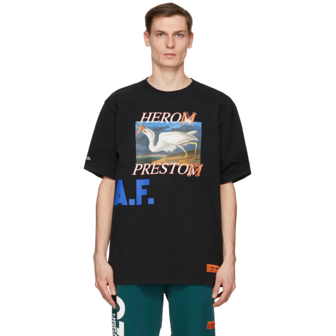 Heron Preston Black Heron A.F. T-Shirt 