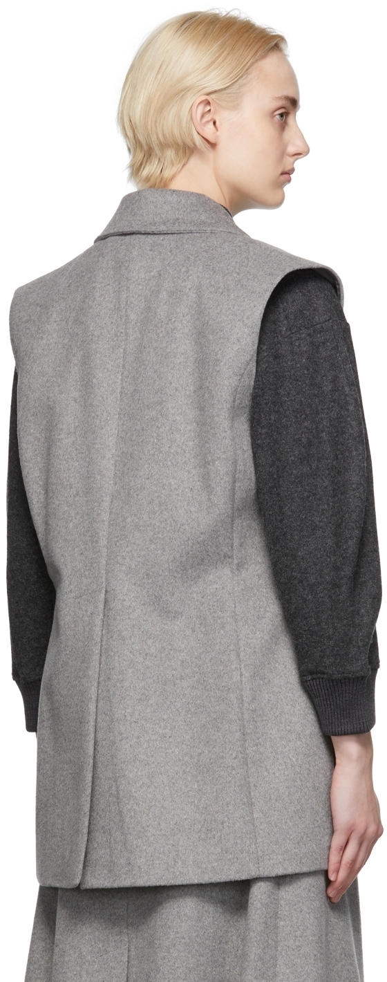Oct31 Grey Wool Vest