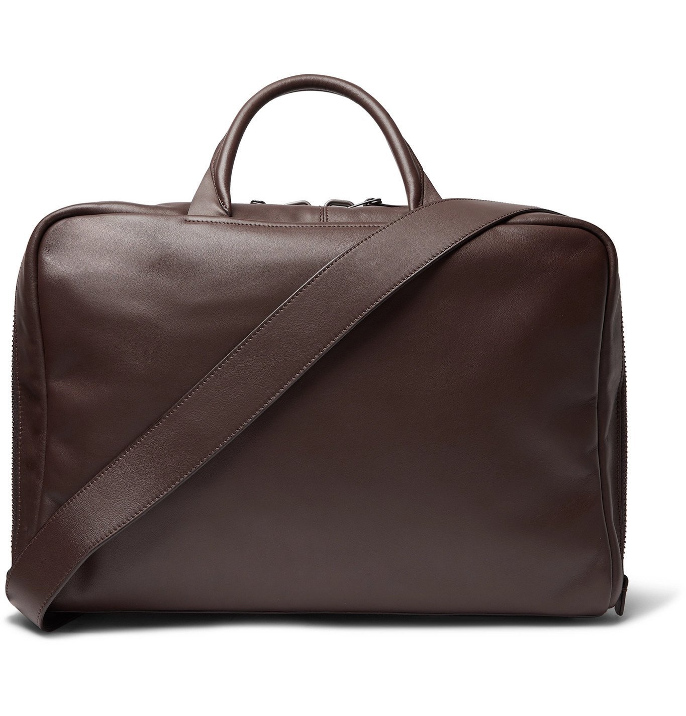 Álvaro - Arturo Leather Briefcase - Brown Álvaro