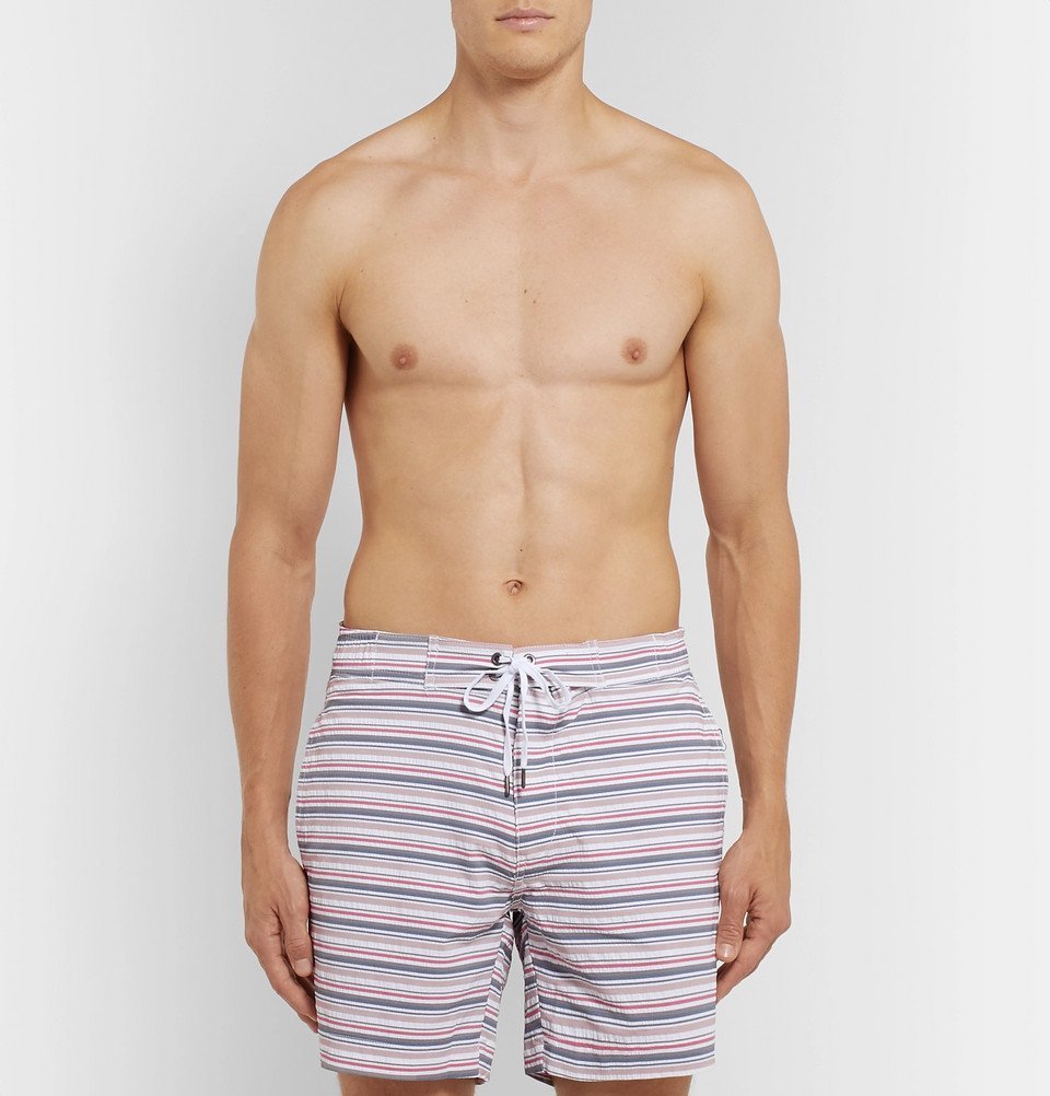 Onia - Alek Mid-Length Striped Swim 