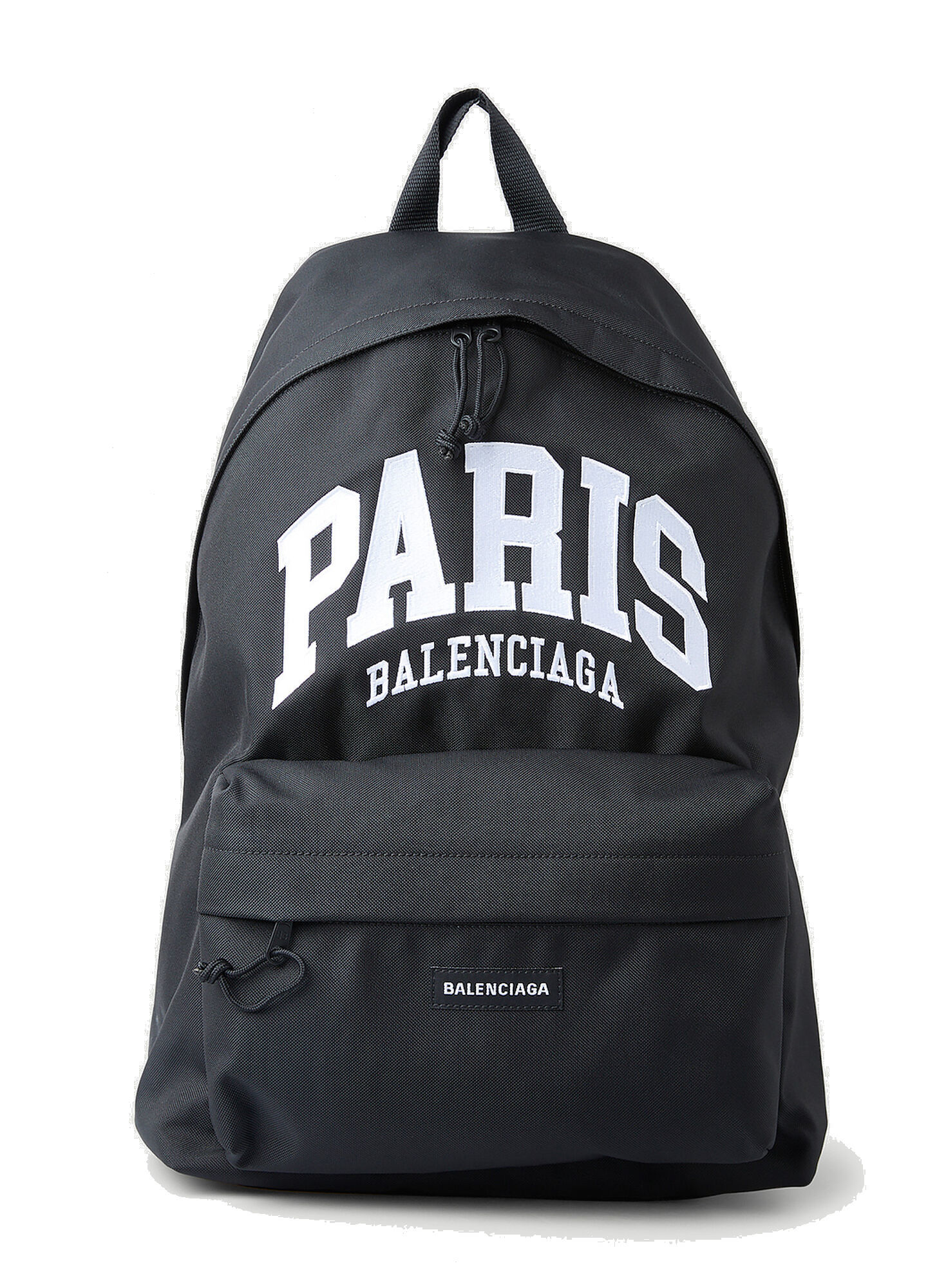 Paris Logo Explorer Backpack in Black Balenciaga