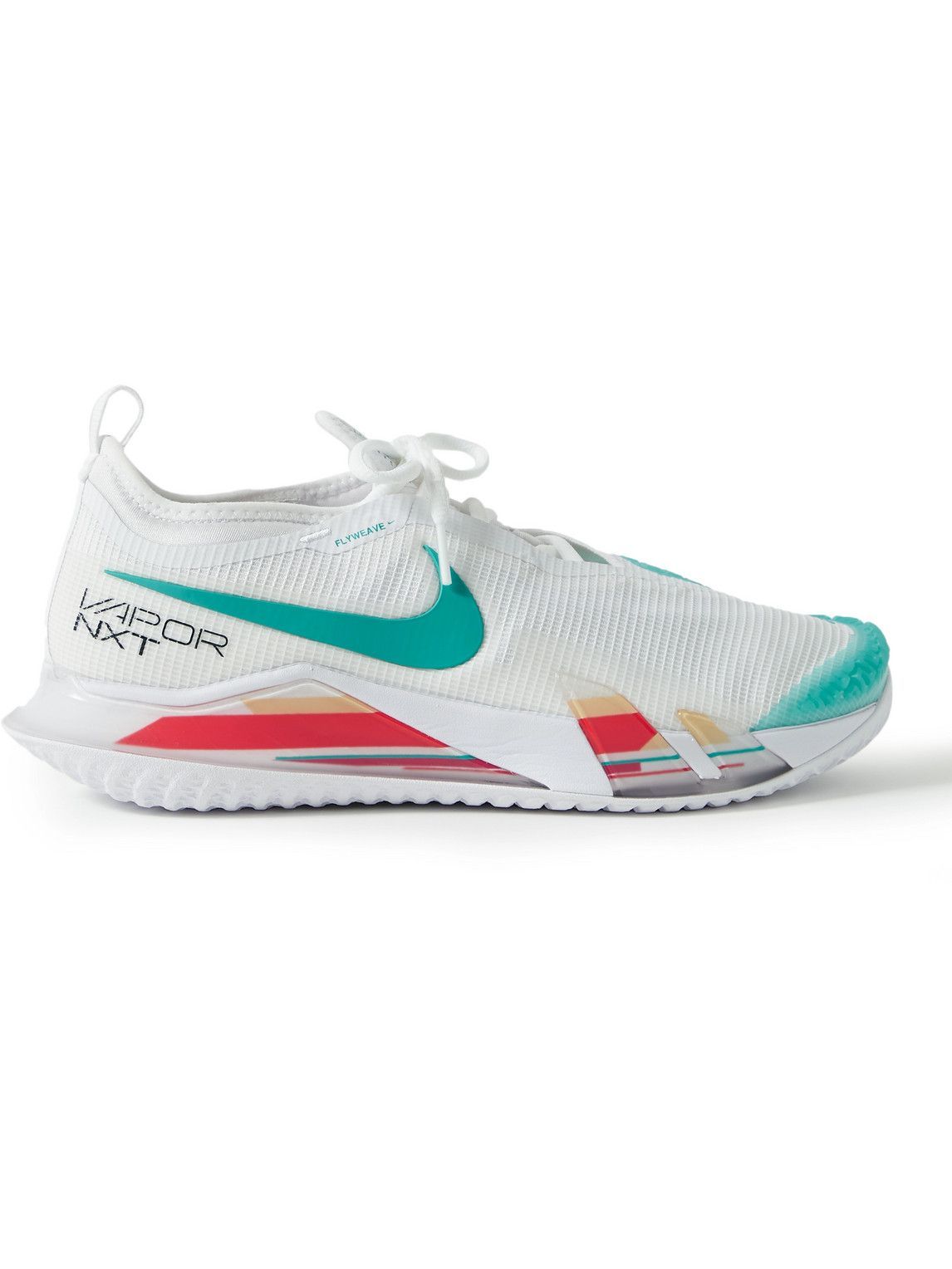 Nike Tennis - NikeCourt React Vapor NXT Rubber-Trimmed Flyweave Tennis ...