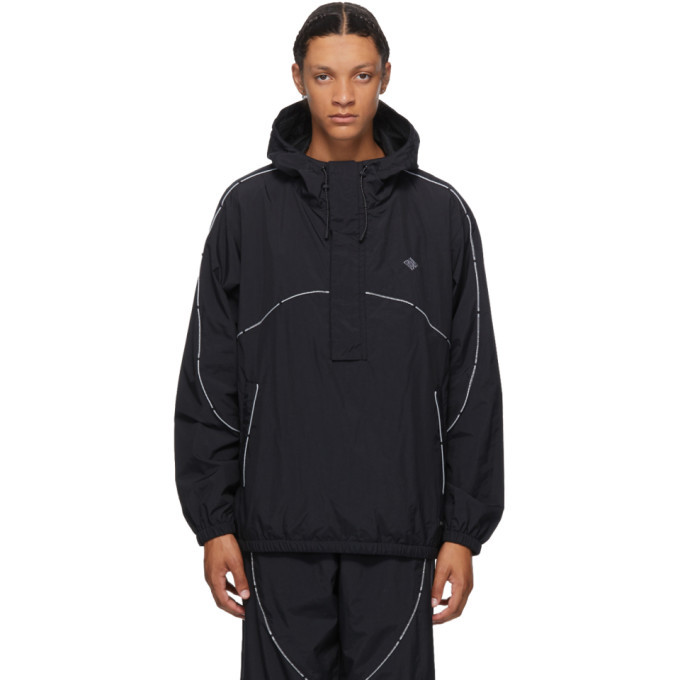 Neighborhood Black Waves Anorak Jacket Neighborhood