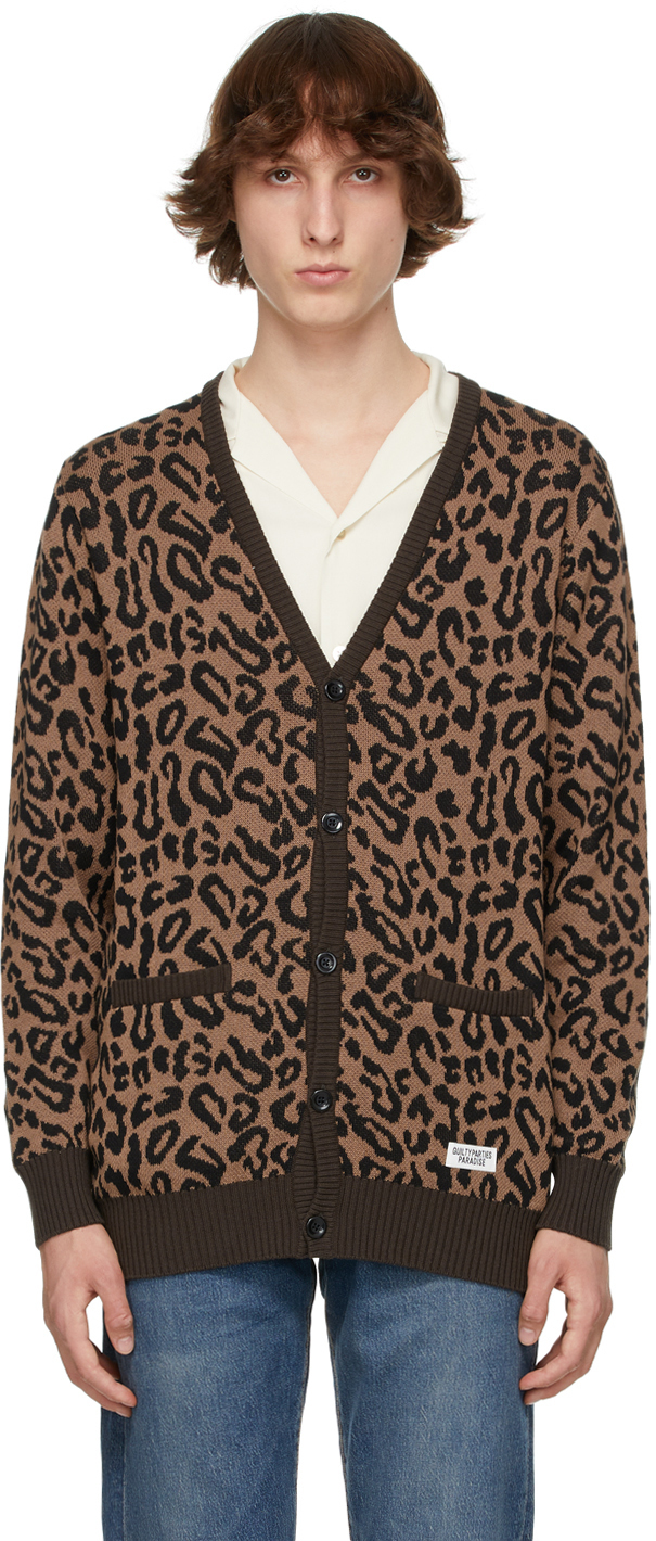 超歓迎 WACKO MARIA LEOPARD MARIA Leopard CARDIGAN｜WACKO