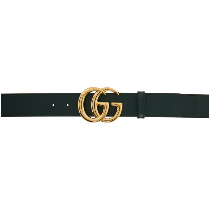 Gucci Green Double G Belt Gucci