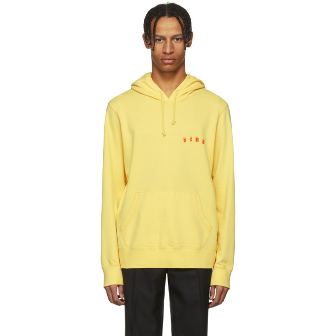 Wacko Maria Yellow Lightweight Fire Hoodie Wacko Maria