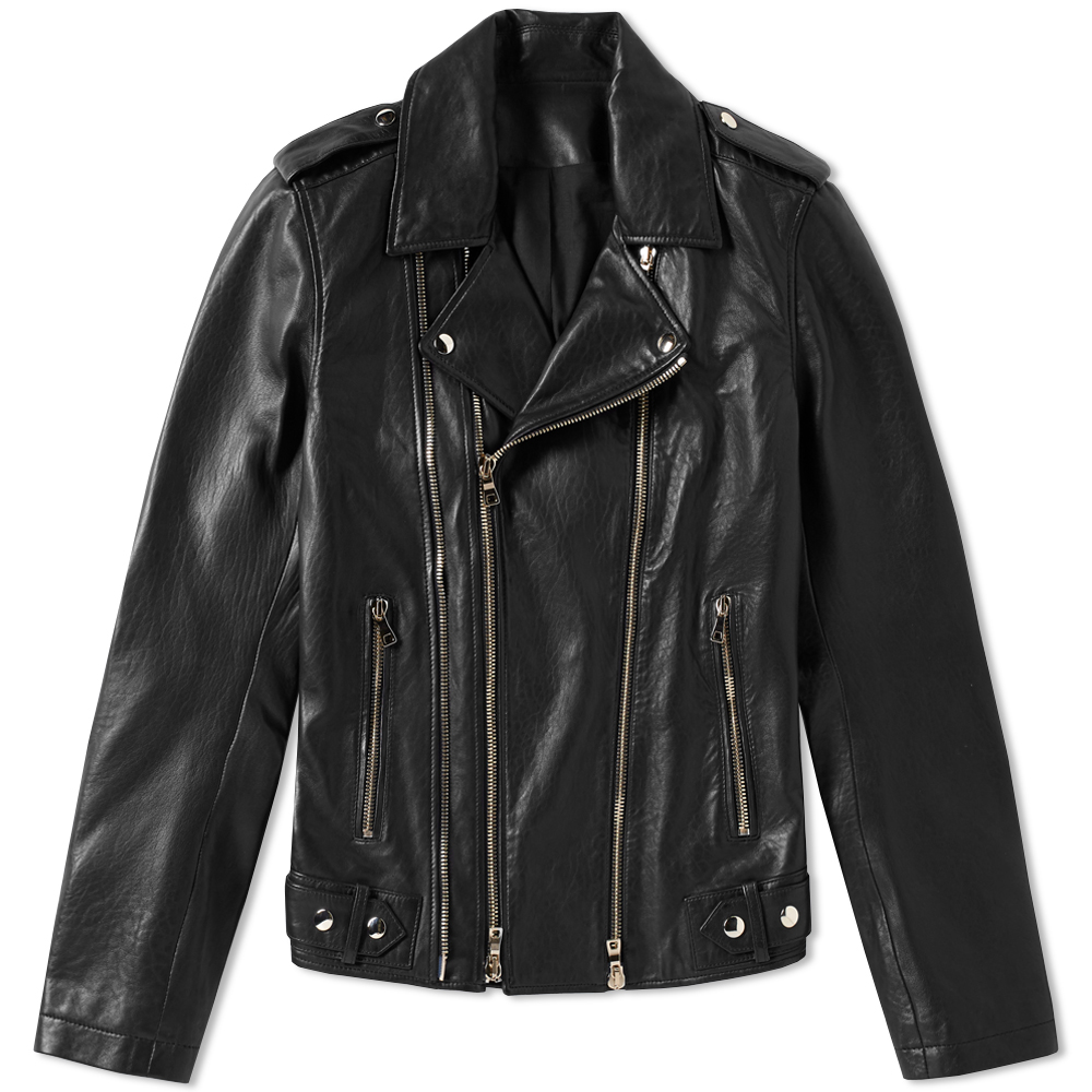 Balmain Classic Leather Biker Jacket Balmain