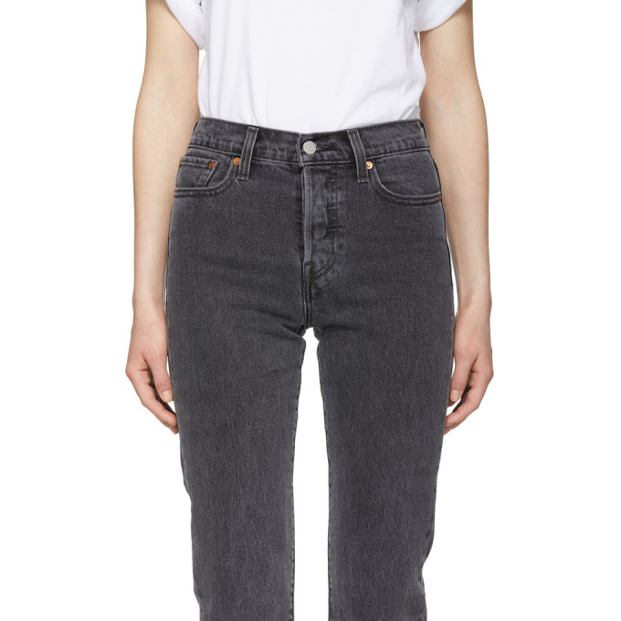 Levis Grey Wedgie Straight Jeans Levis