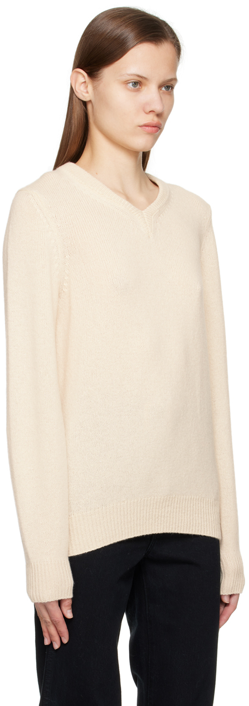KHAITE Off-White 'The Waverly' Sweater Khaite