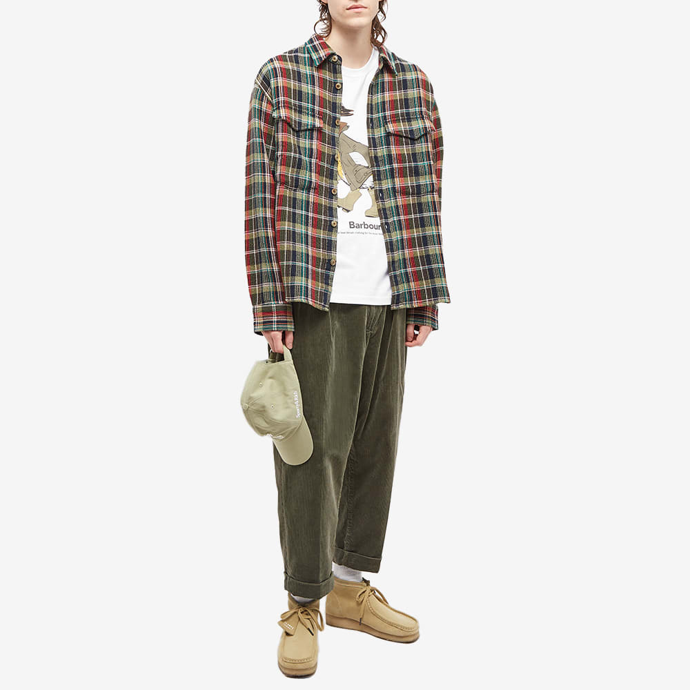 Barbour x NOAH Duck TShirt in White Barbour