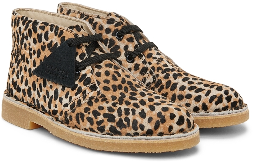 clarks leopard boots